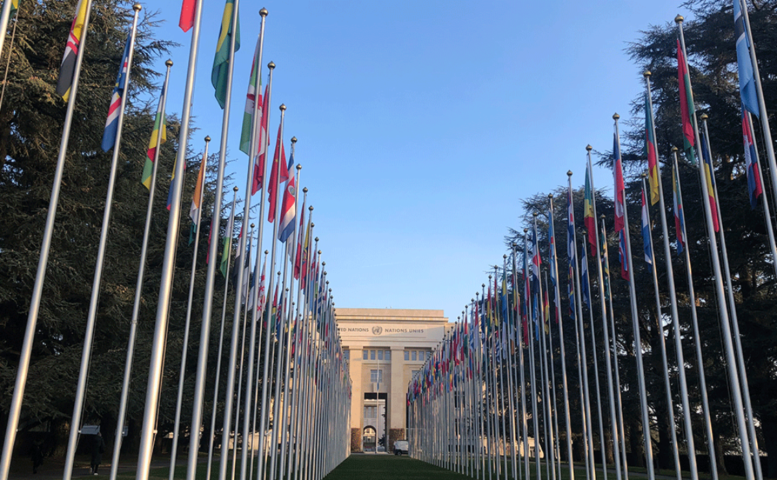 The World Health Organization headquarters in Geneva, where delegates gathered for the 79th World Health Assembly to discuss global health priorities, including diabetes, noncommunicable diseases and integrated care.