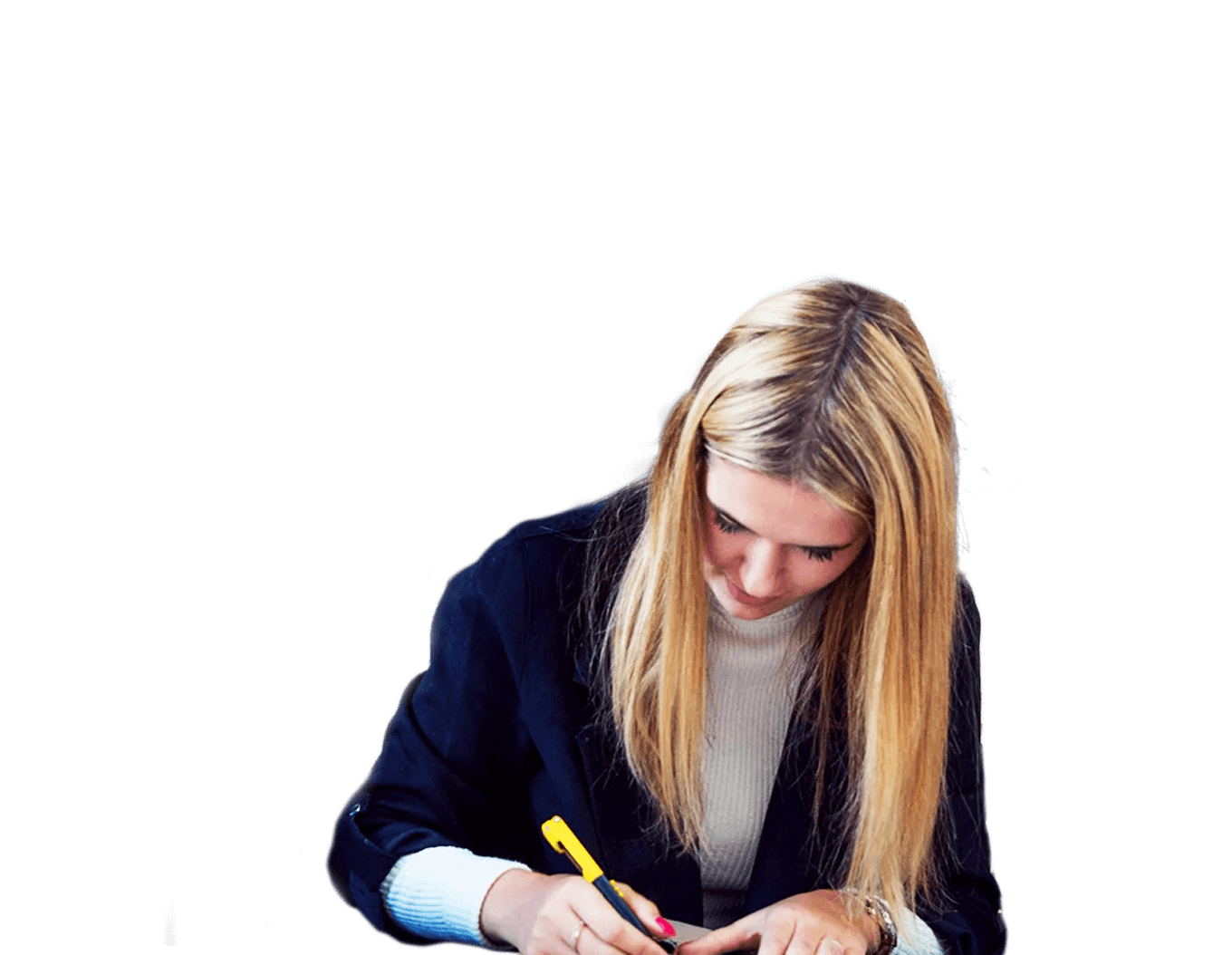 Woman working