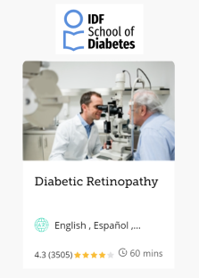 Retinopatía diabética miniatura del curso en línea