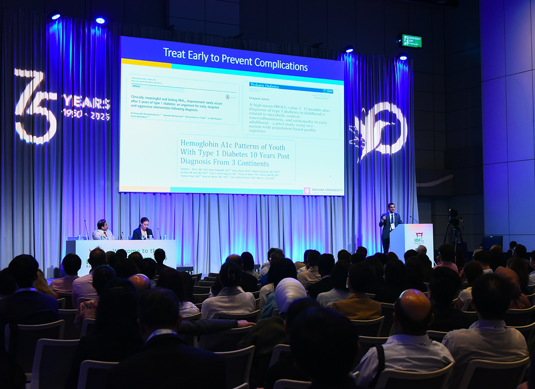 Sesión en el Congreso Mundial de Diabetes