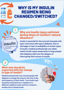 Infografía: ¿Por qué se modifica mi tratamiento con insulina?