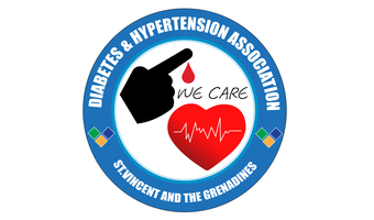 Logo de l'Association du diabète et de l'hypertension de Saint-Vincent-et-les-Grenadines